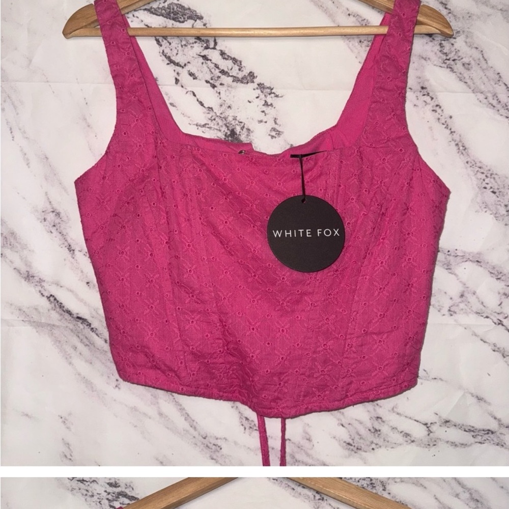 Pink Lace Women's Top